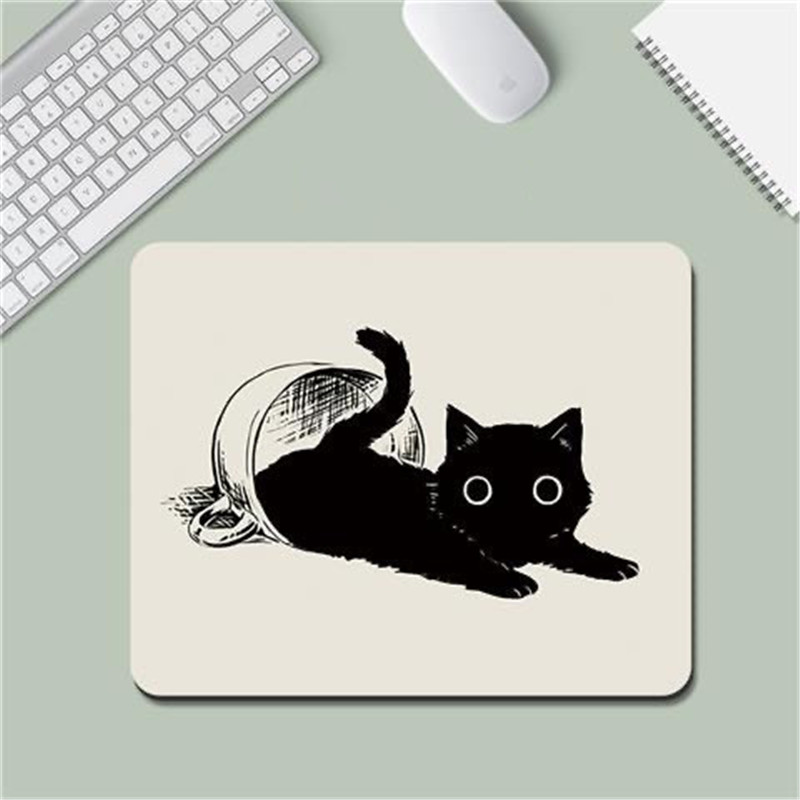 Gaming Accessories Desk - Mouse Mat Cat Mause Pad Cute