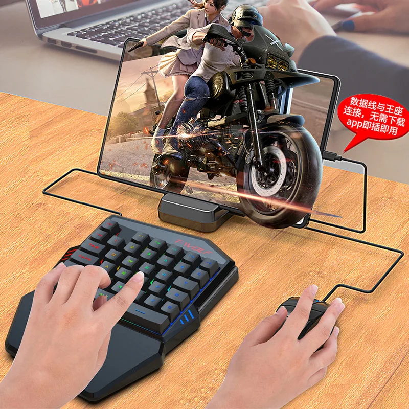 T-WOLF TF900 One Handed Keyboa - Gaming Accessories Bundle ulasan dan harga