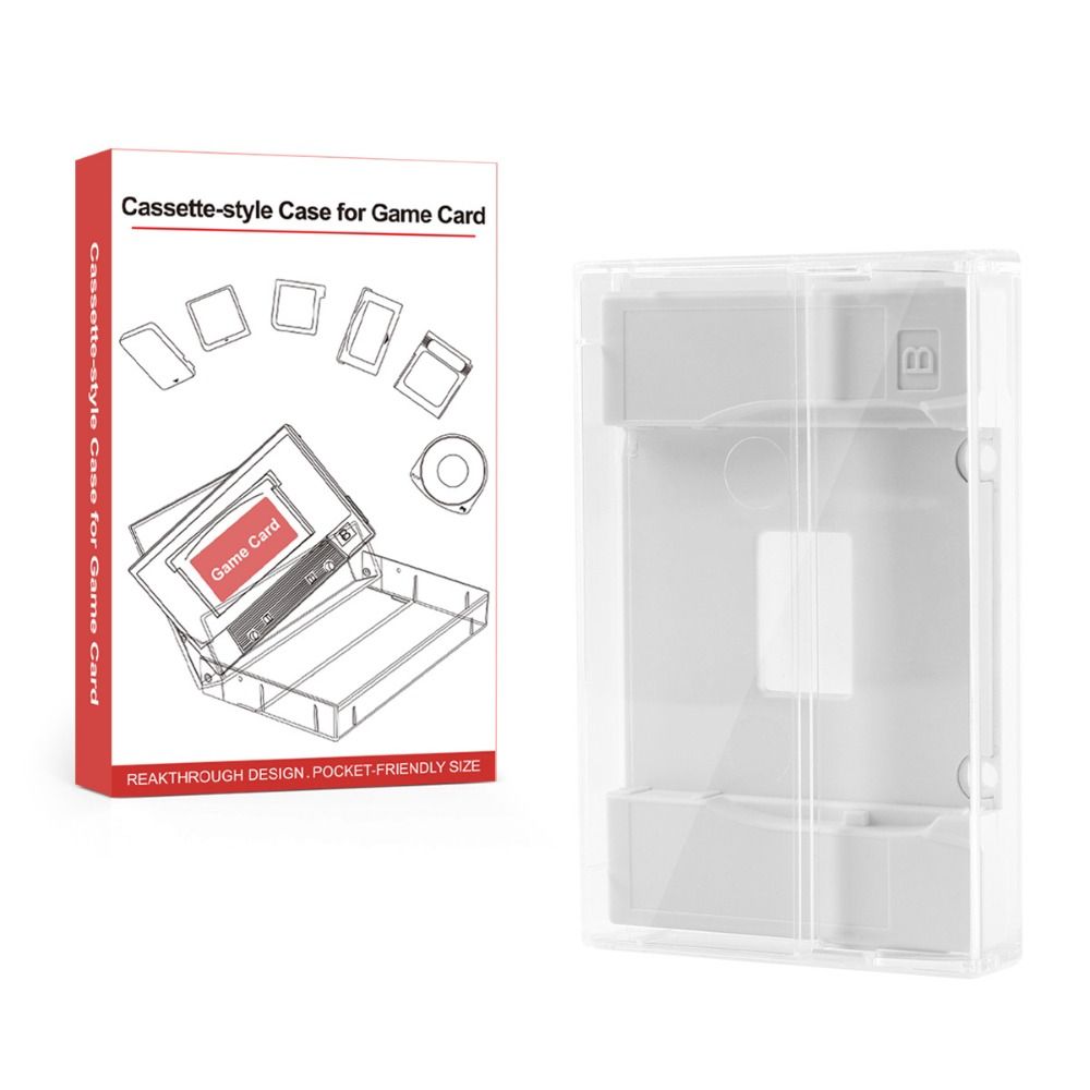 Clear Cassette Storage Box Ret - Gaming Accessories Retro ulasan dan harga