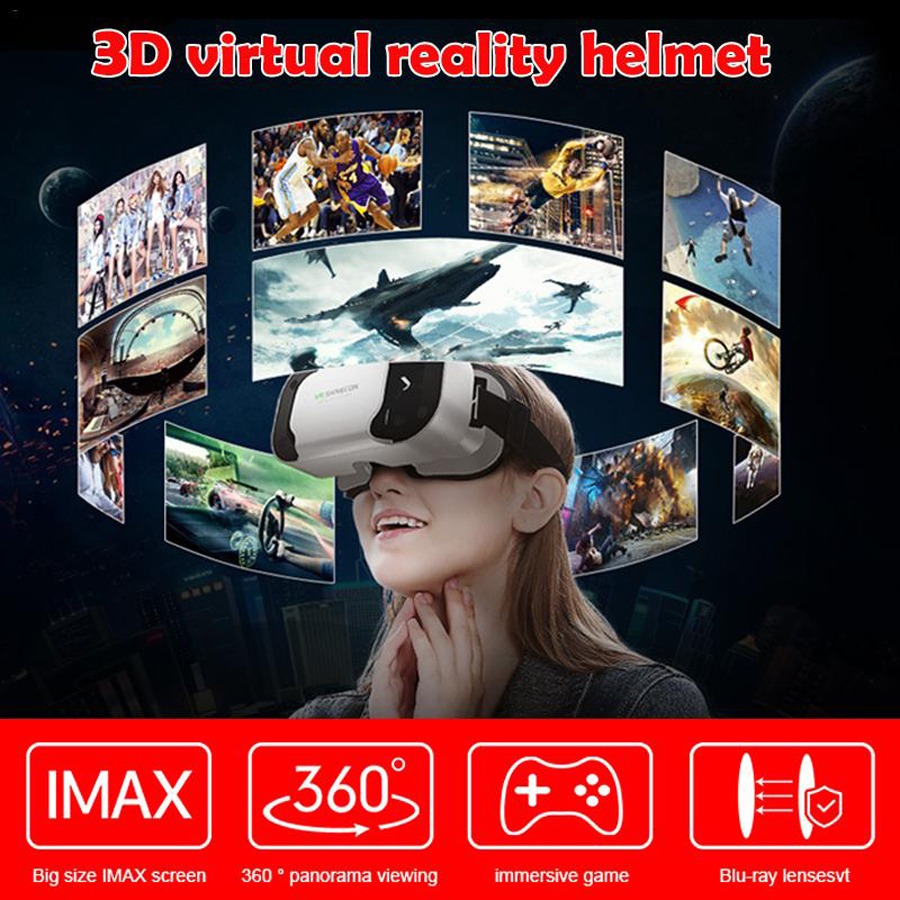 Shinecon VR Glasses 3D Headset - Gaming Accessories For 8 Year Old ulasan dan harga