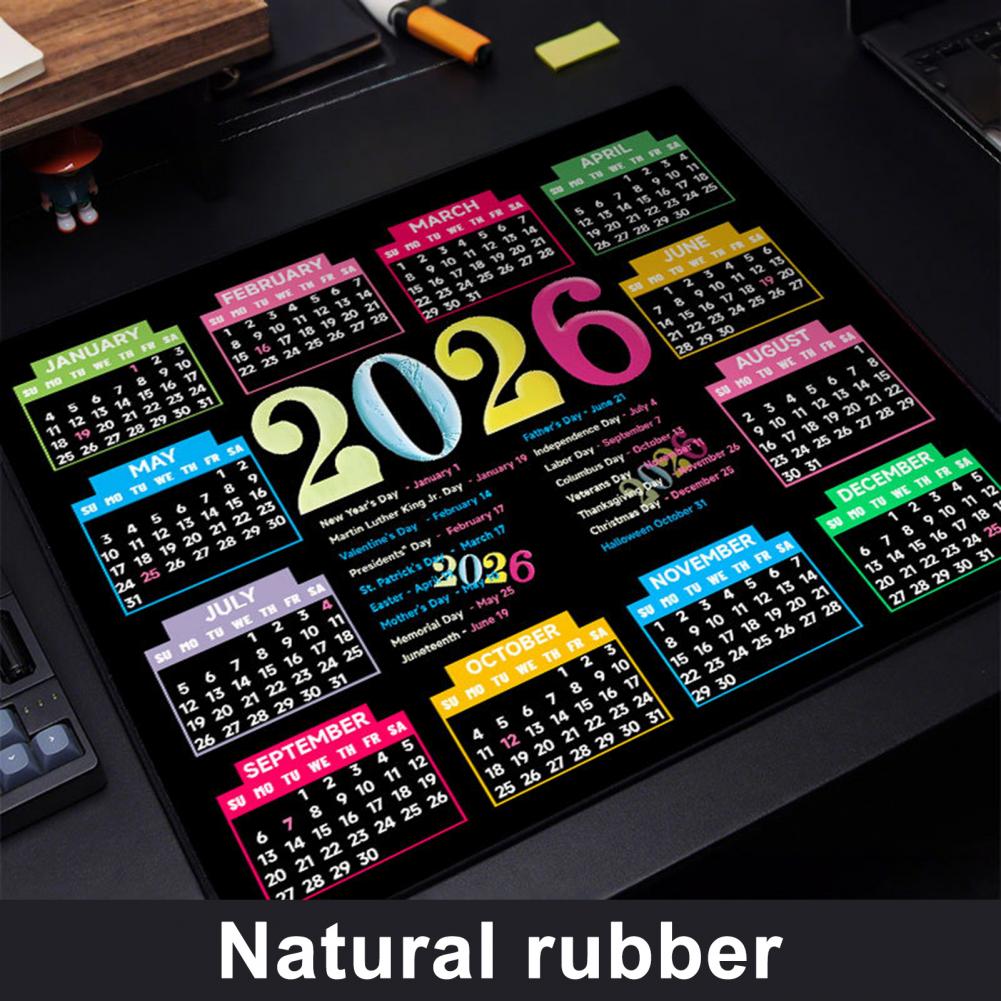 2026 Calendar Mouse Pad Waterp - Gaming Accessories Laptop ulasan dan harga