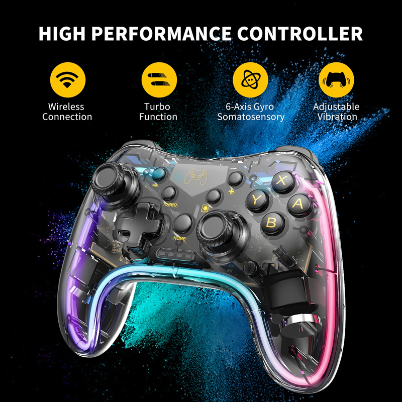 Wireless RGB Retro Gaming Cont - Gaming Accessories Retro ulasan dan harga