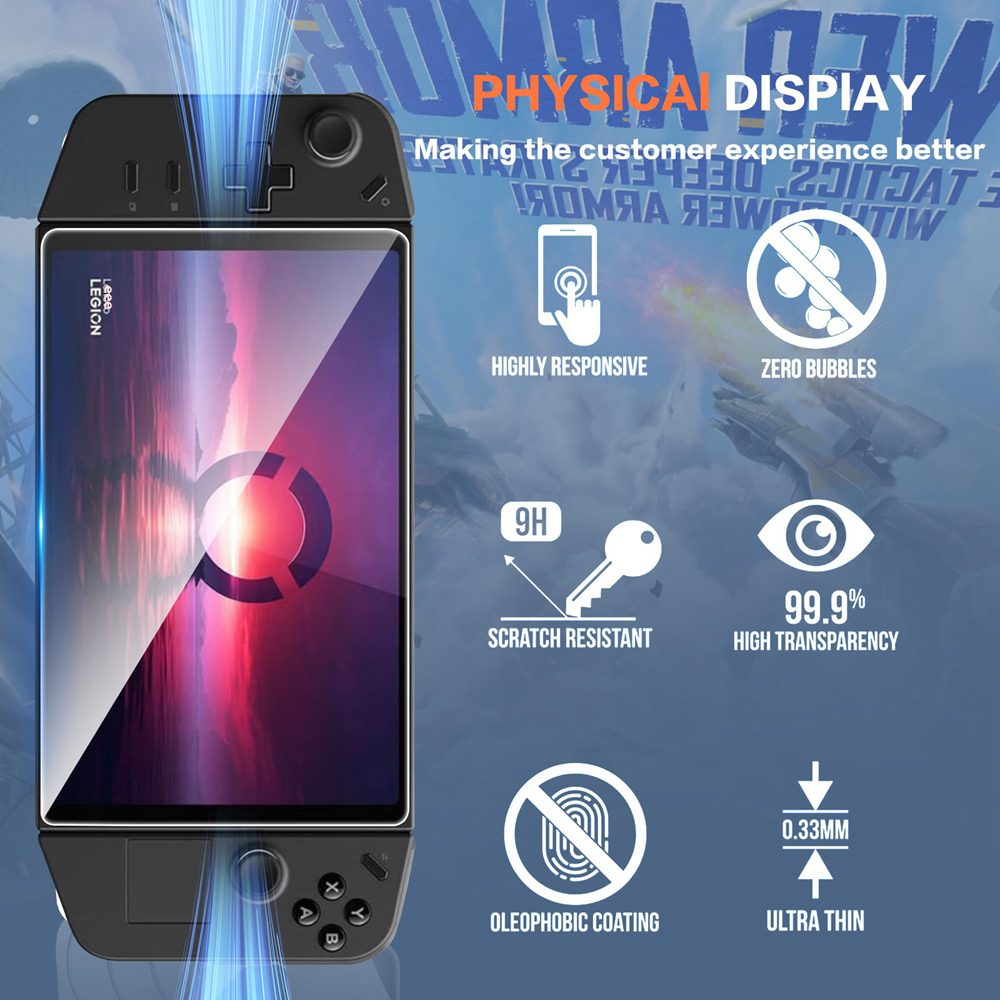 Tempered Glass Protective Film - Gaming Handheld Accessories ulasan dan harga