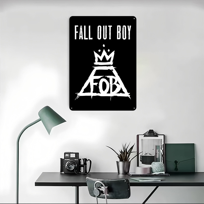 Fall Out Boy Tin Plaque Poster - Gaming Accessories Boys ulasan dan harga