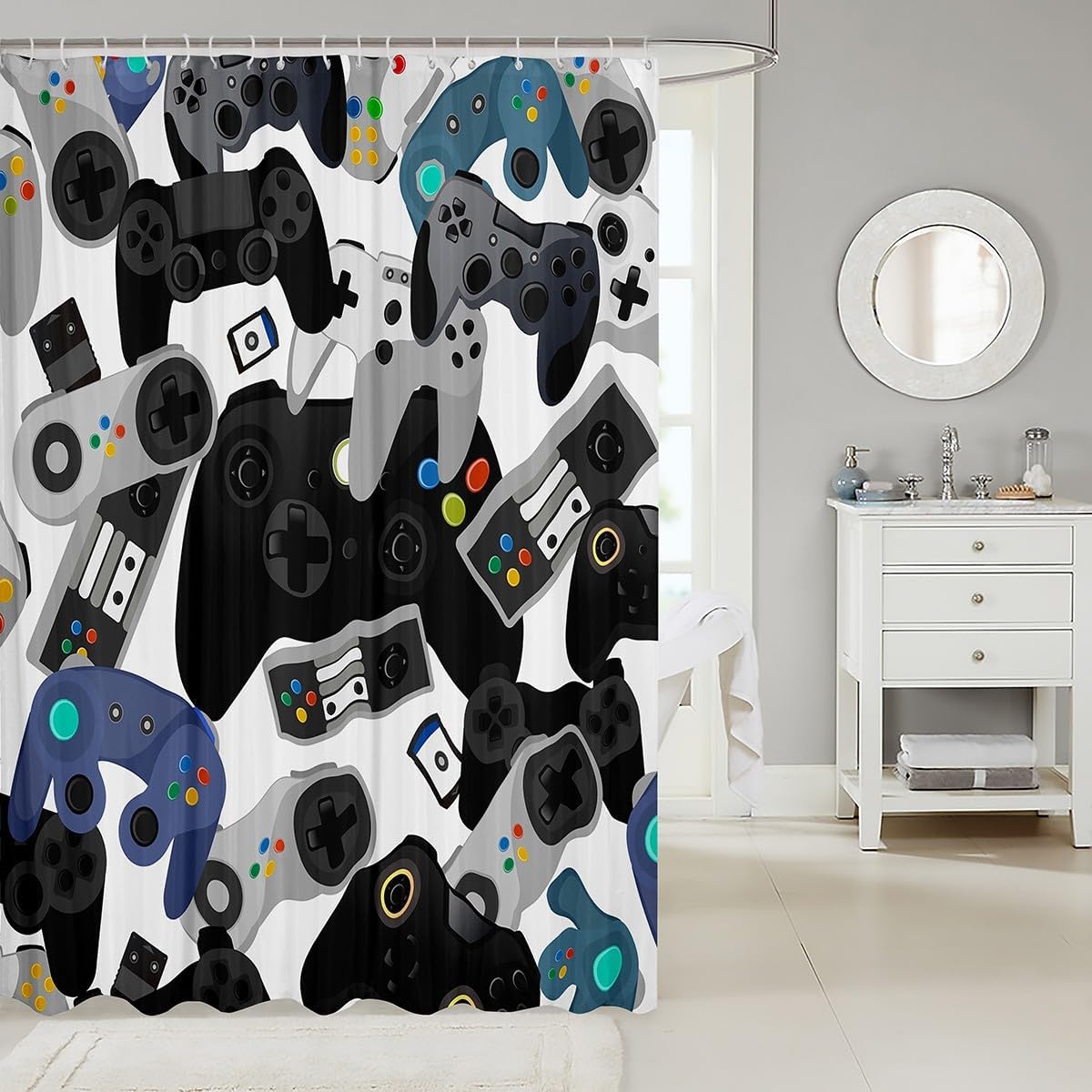 Castle Fairy Gamer Shower Curt - Gaming Accessories Boys ulasan dan harga