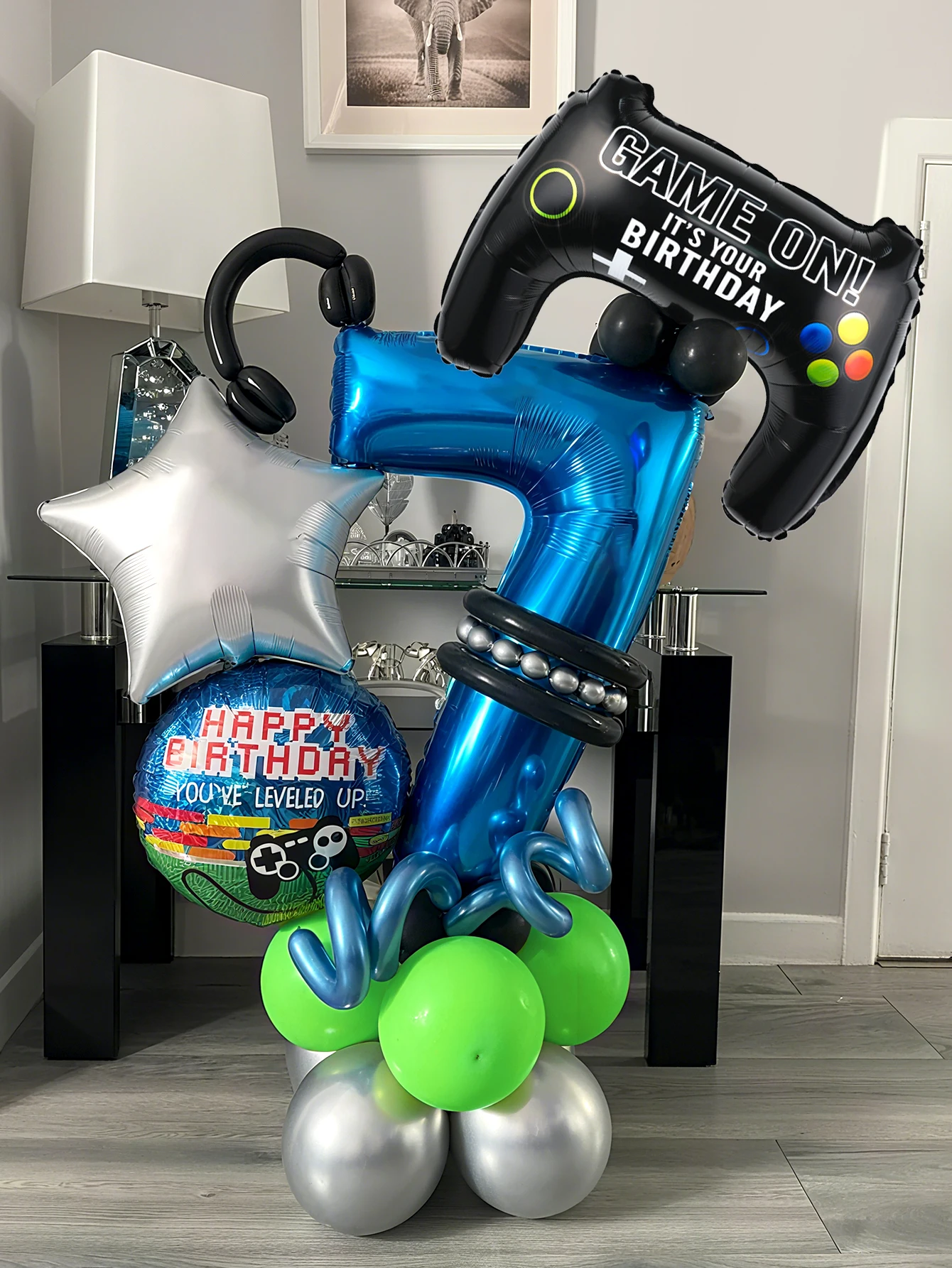 32PCS Game Theme Birthday Numb - Gaming Accessories Boys ulasan dan harga