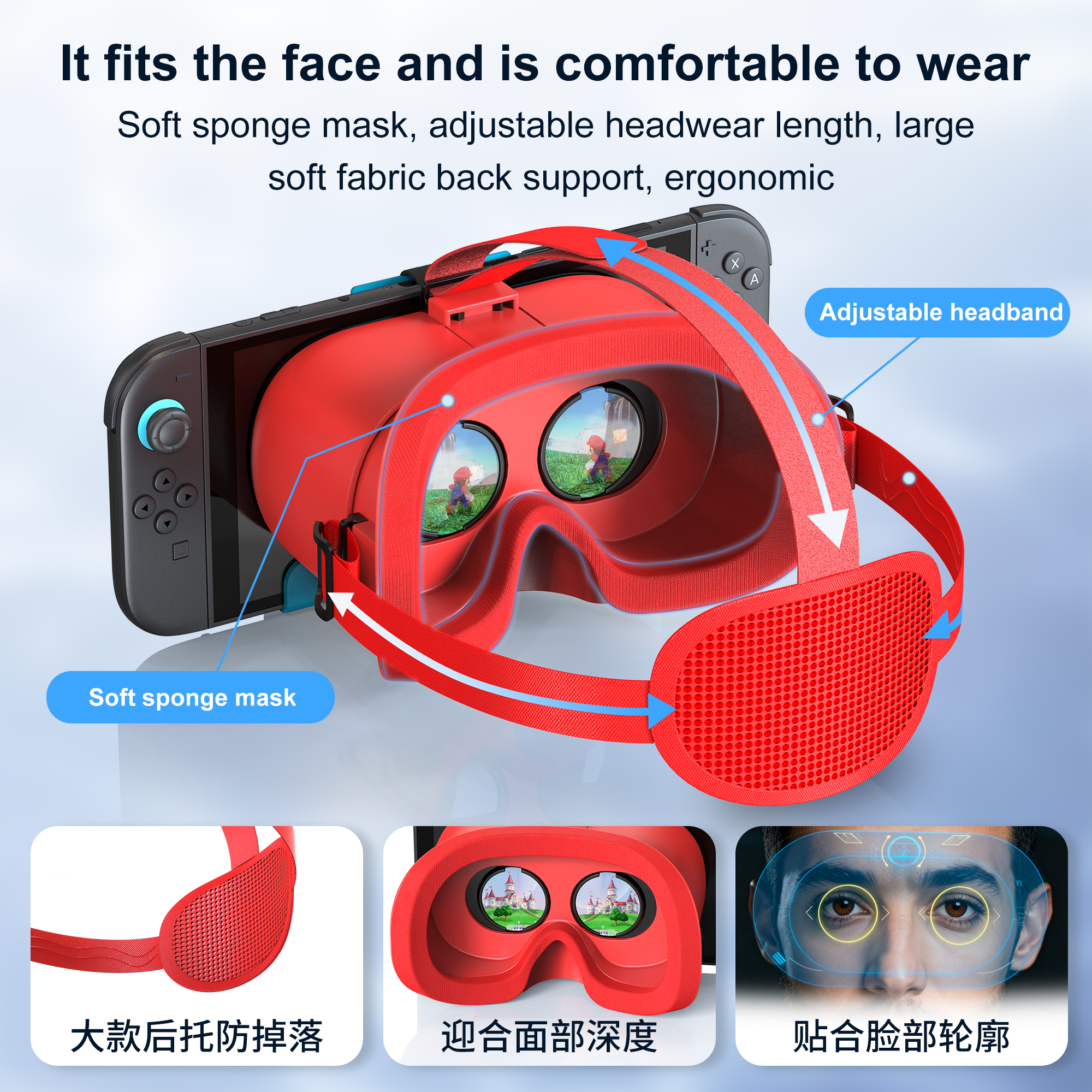 Upgraded VR Headset for Ninten - Gaming Accessories Vr ulasan dan harga